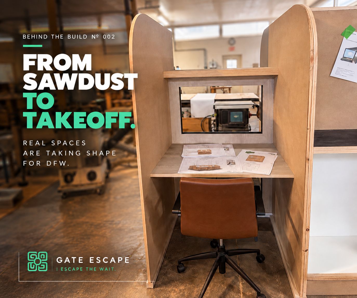Gate Escape's actual behind-the-build workstation fabrication