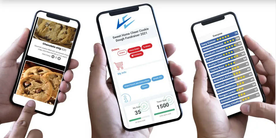 Leading Edge Fundraising mobile app sponsorship platform